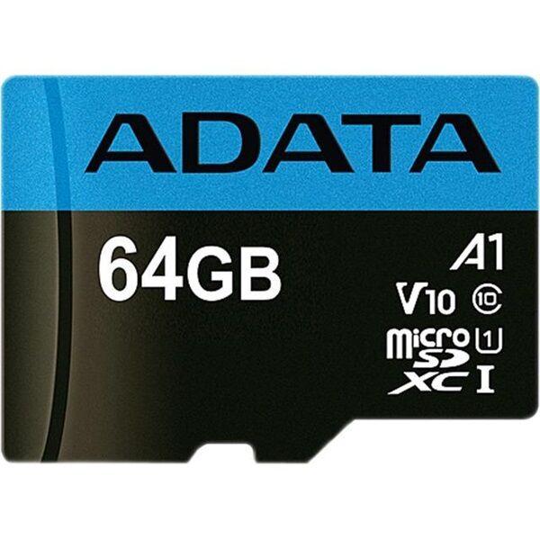 Image of ADATA Memóriakártya MicroSDXC 64GB + Adapter UHS-I CL10 (100/25)