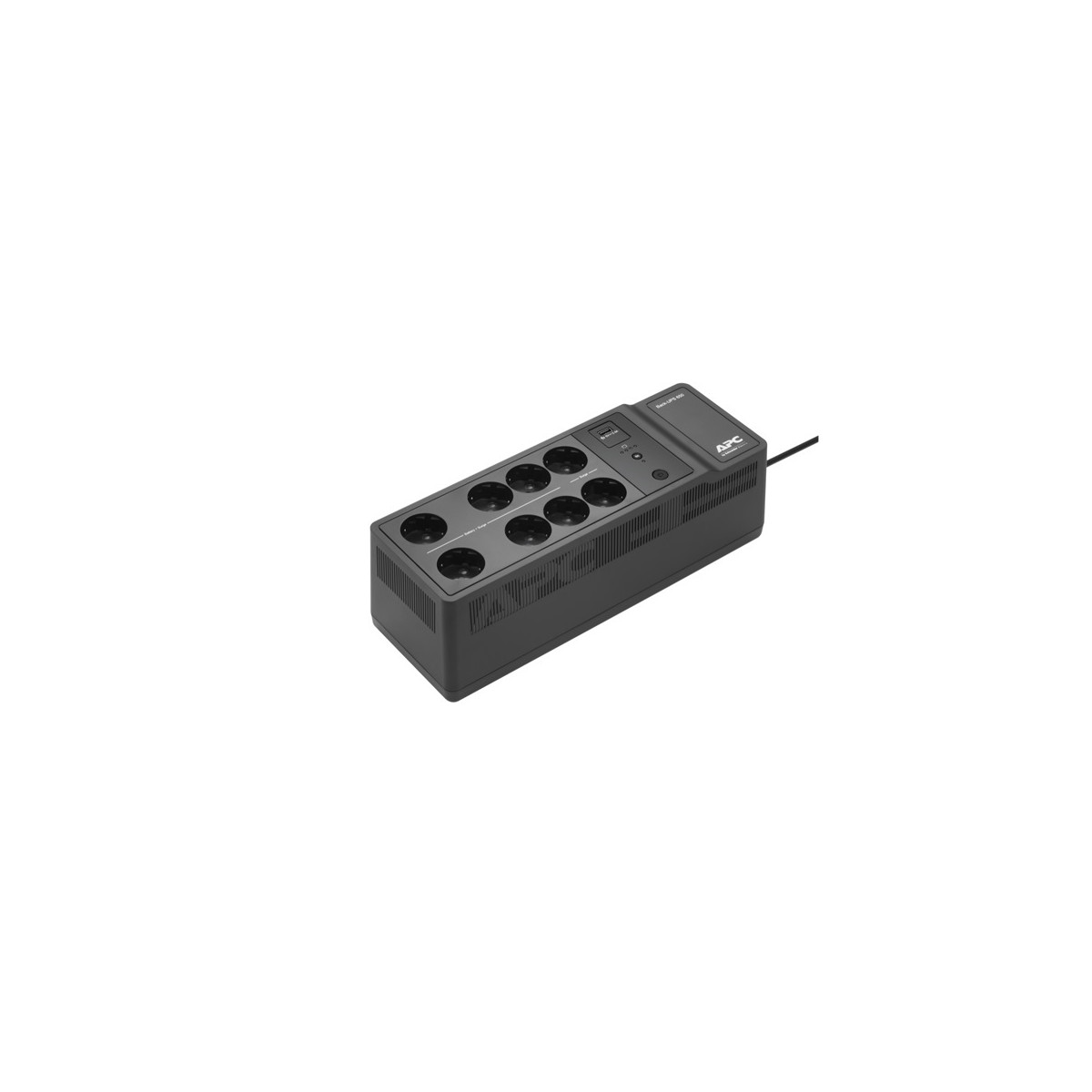Image of APC Back-UPS BE650G2-G (ES) (2+6 Schuko) 650VA (400 W) 230V Power-Saving OFFLINE szünetmentes tápegység, USB