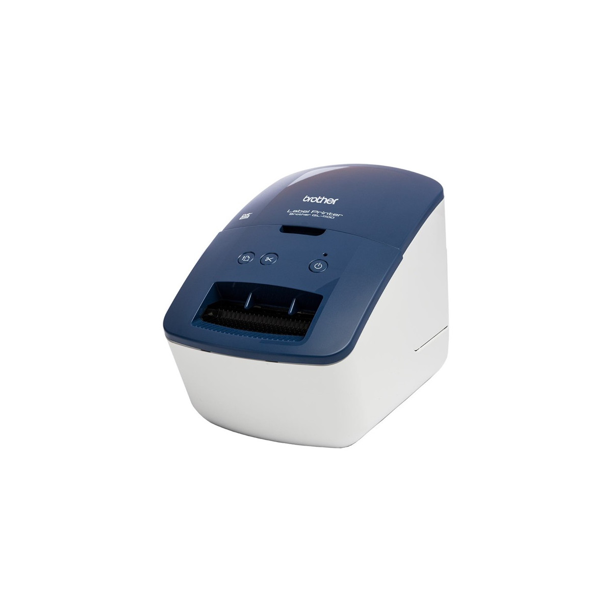 Image of BROTHER Címkenyomtató QL-600, asztali, thermál, 71 mm/mp, USB, 300dpi, DK címke