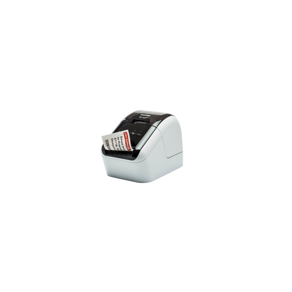 Image of BROTHER Címkenyomtató QL-800, asztali, thermál, Fekete/Piros nyomtatás, 148 mm/mp, USB, 300dpi, PT Editor Lite, DK címke
