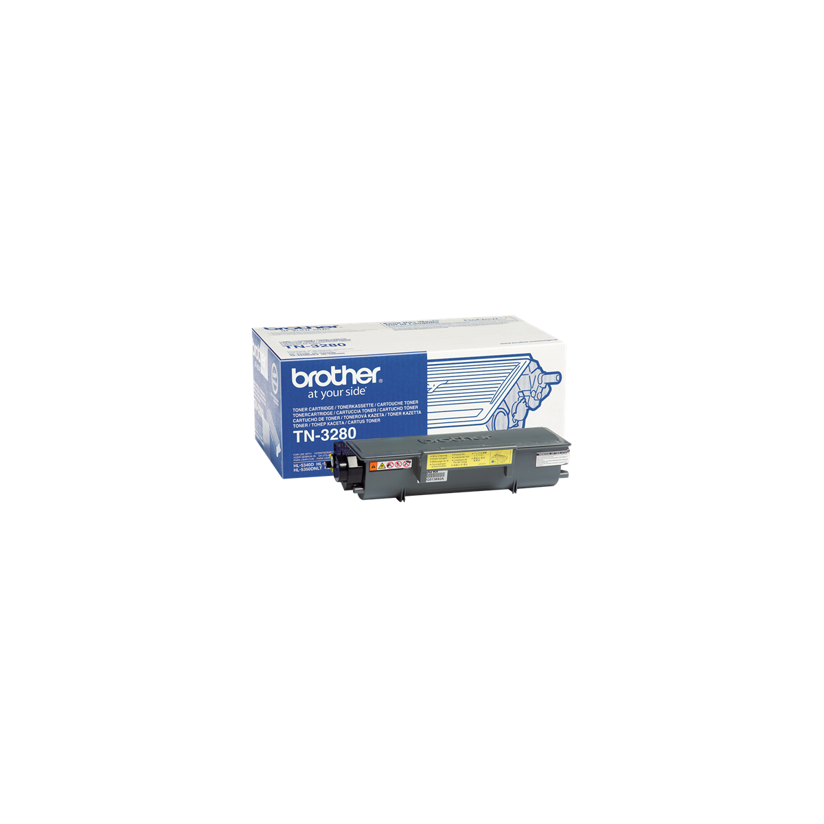 Image of Brother Toner TN-3280, Nagy töltetű - 8000 oldal, Fekete