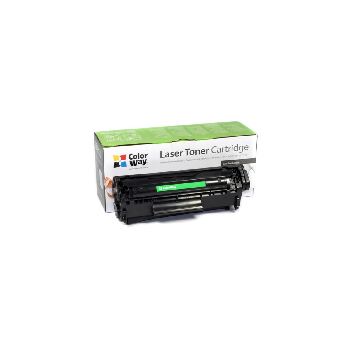 Image of COLORWAY Toner CW-H435/436EU, 2000 oldal, Fekete - HP CB435A/CB436A/CE285A; Can. 712/713/725