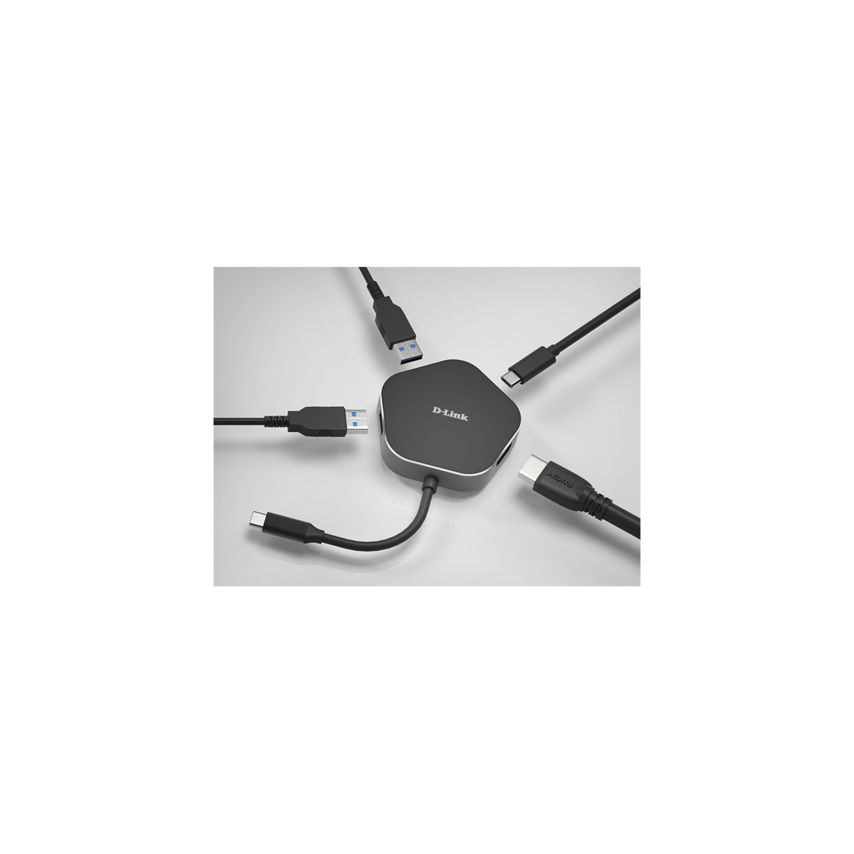 Image of D-LINK USB-C HUB 2xUSB + 1xHDMI +1xUSB Type-C, DUB-M420