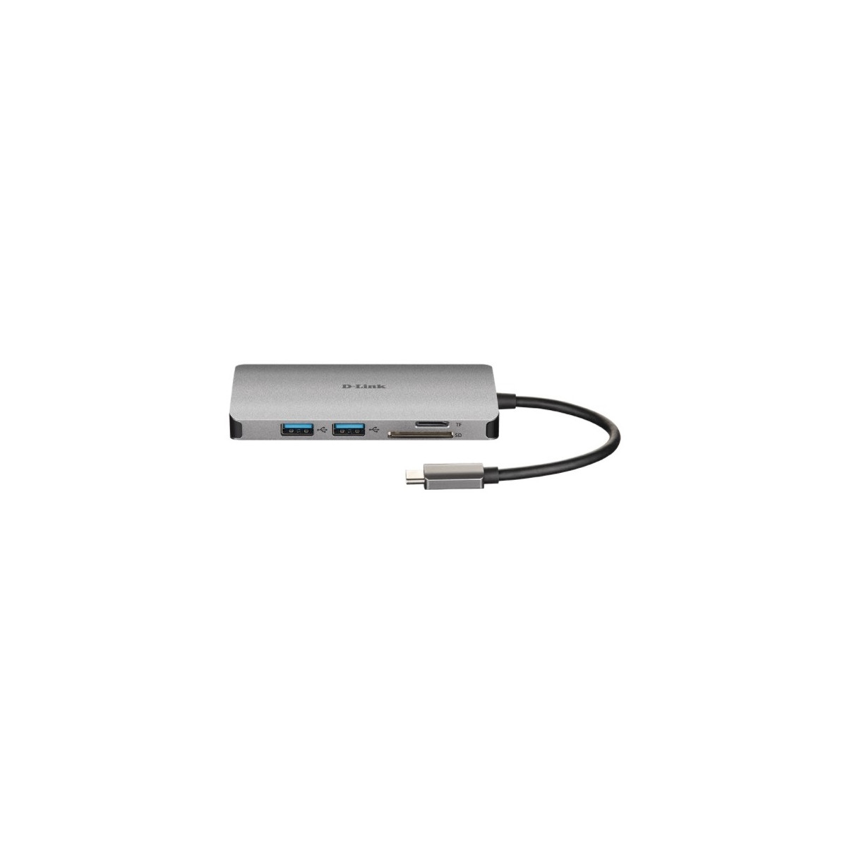 Image of D-LINK USB-C HUB 3xUSB + 1xHDMI + 1xUSB Type-C + 1xSD + 1xMicroSD + 1xLAN, DUB-M810