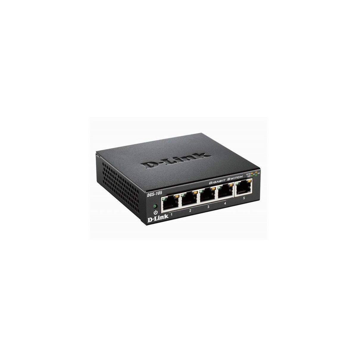 Image of D-LINK Switch 5x1000Mbps Fémházas Asztali, DGS-105/E