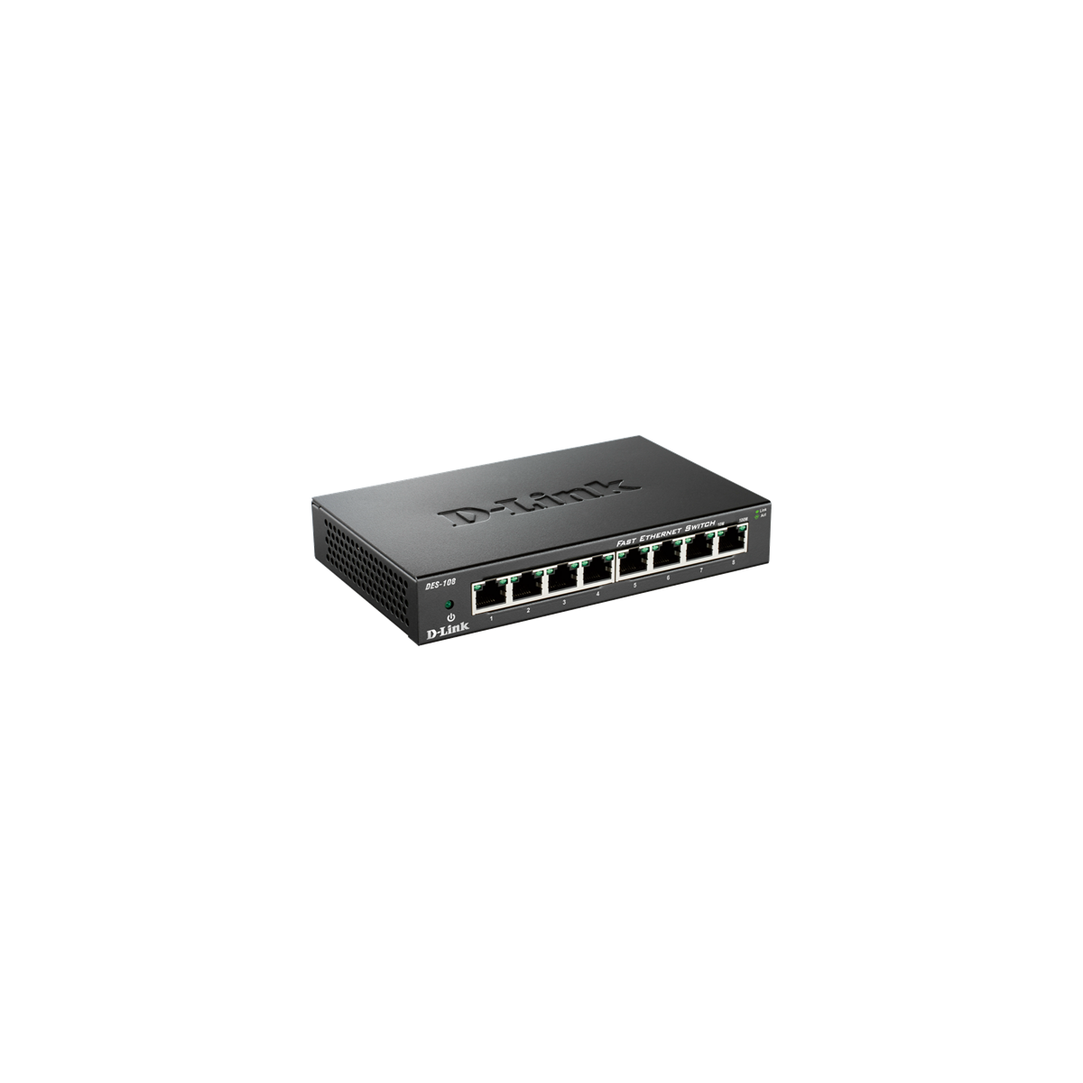 Image of D-LINK Switch 8x100Mbps Fémházas Asztali, DES-108/E