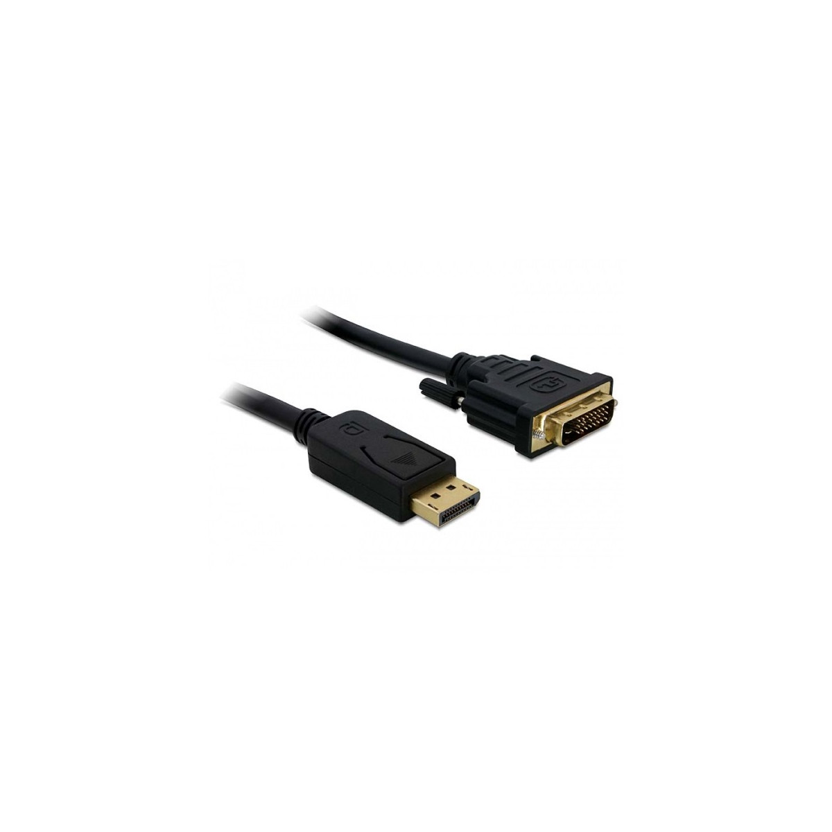 Image of DELOCK kábel Displayport 1.1 male > DVI 24+1 male passzív 2m fekete
