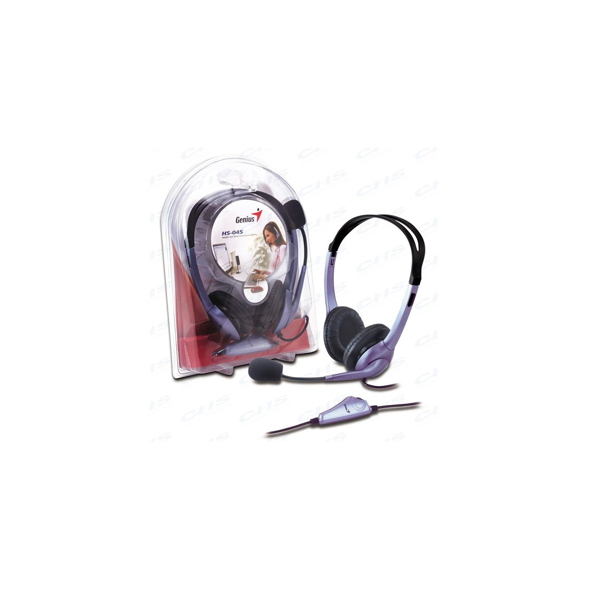 Image of GENIUS Fejhallgató HS-04S, 3,5mm Jack