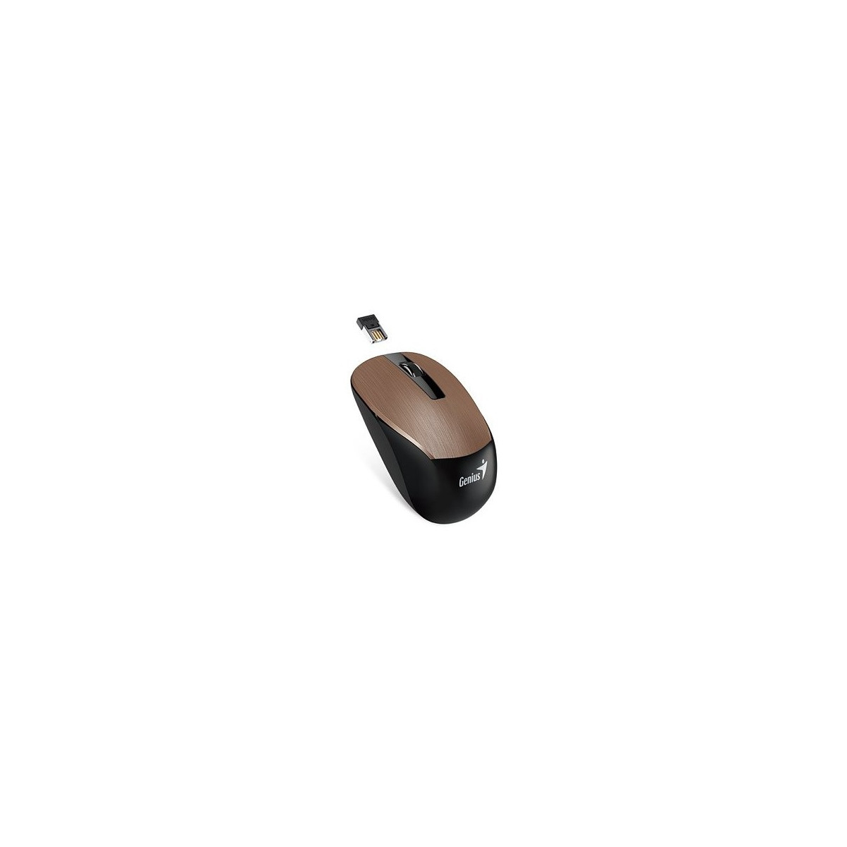 Image of GENIUS Vezeték nélküli egér NX-7015, USB, 1200dpi, BlueEye, Rozsdabarna