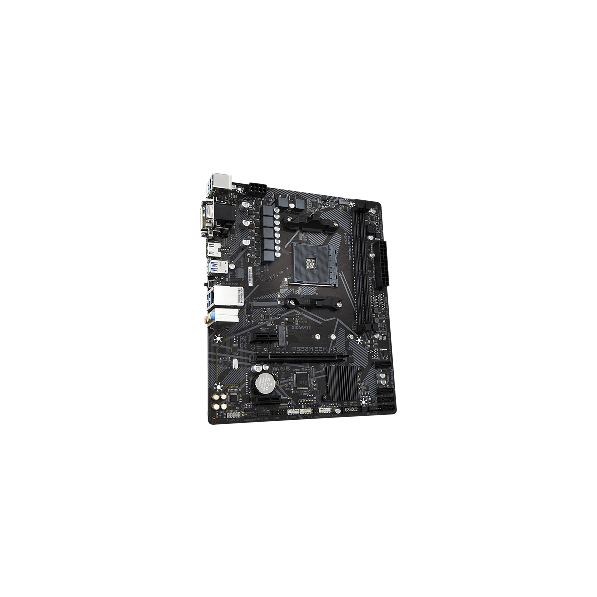 Image of GIGABYTE Alaplap AM4 A520M S2H AMD A520, mATX