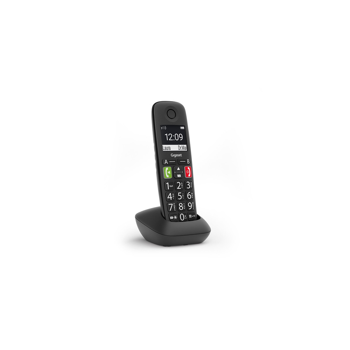 Image of GIGASET ECO DECT Telefon E290HX fekete, bázisállomás nélkül