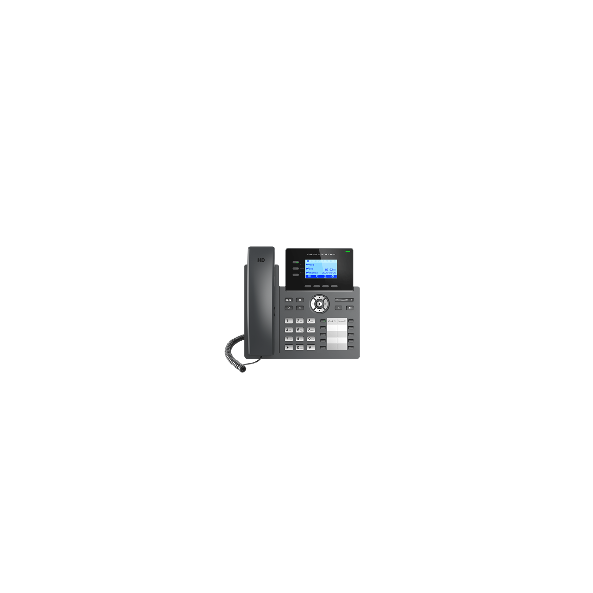 Image of GRANDSTREAM IP Telefon 3 vonalas Carrier-Grade, HD LCD kilejző POE, GRP2604P