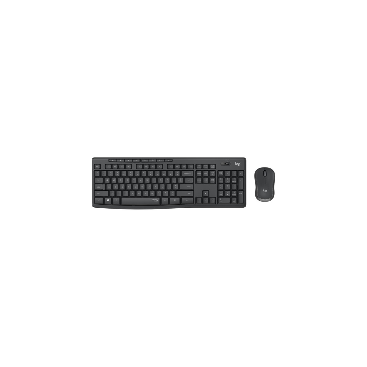 Image of LOGITECH Billentyűzet + egér - MK295 Silent Vezeték Nélküli Combo Grafitszürke, HUN