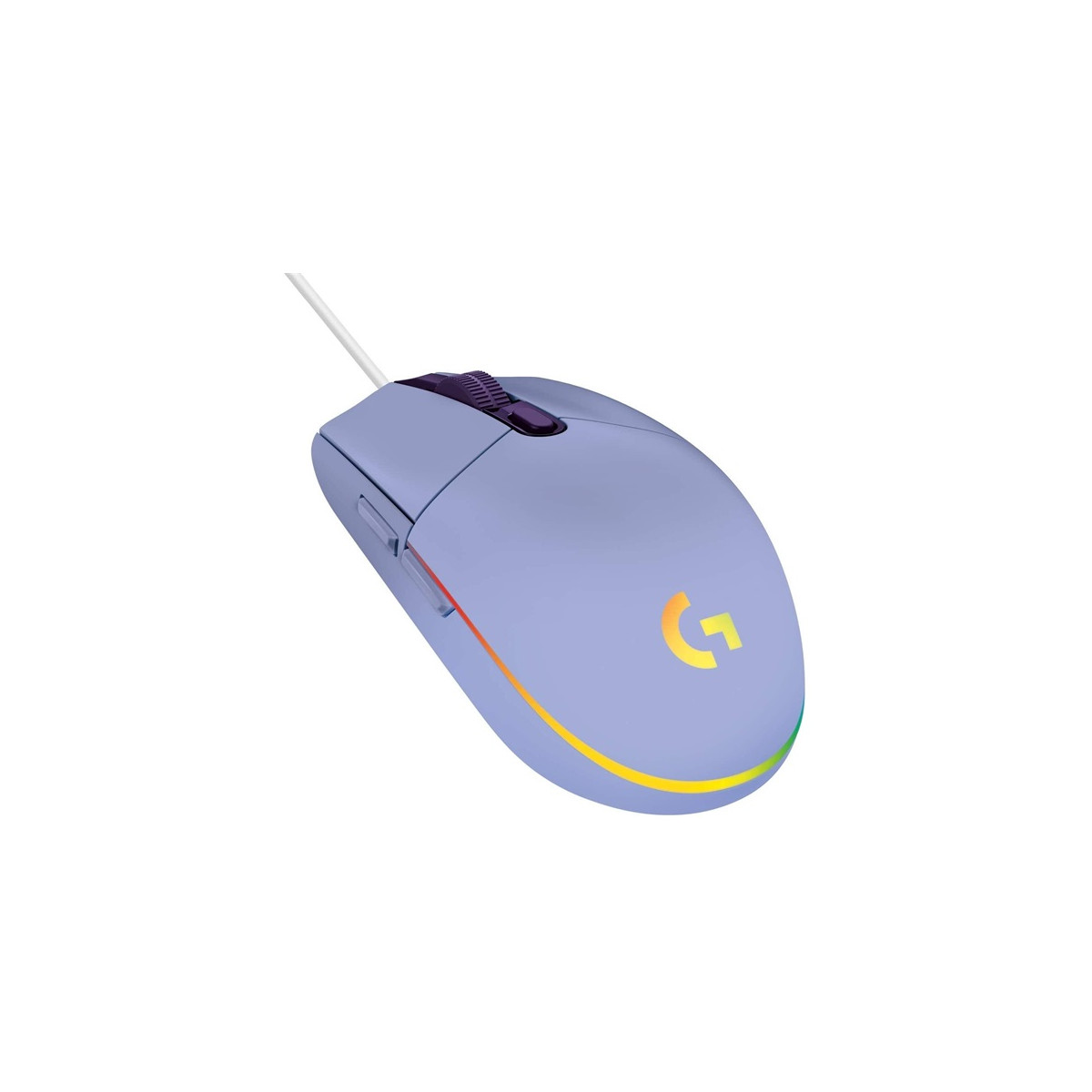 Image of LOGITECH Egér - G203 Lightsync RGB Vezetékes Gaming, Lila