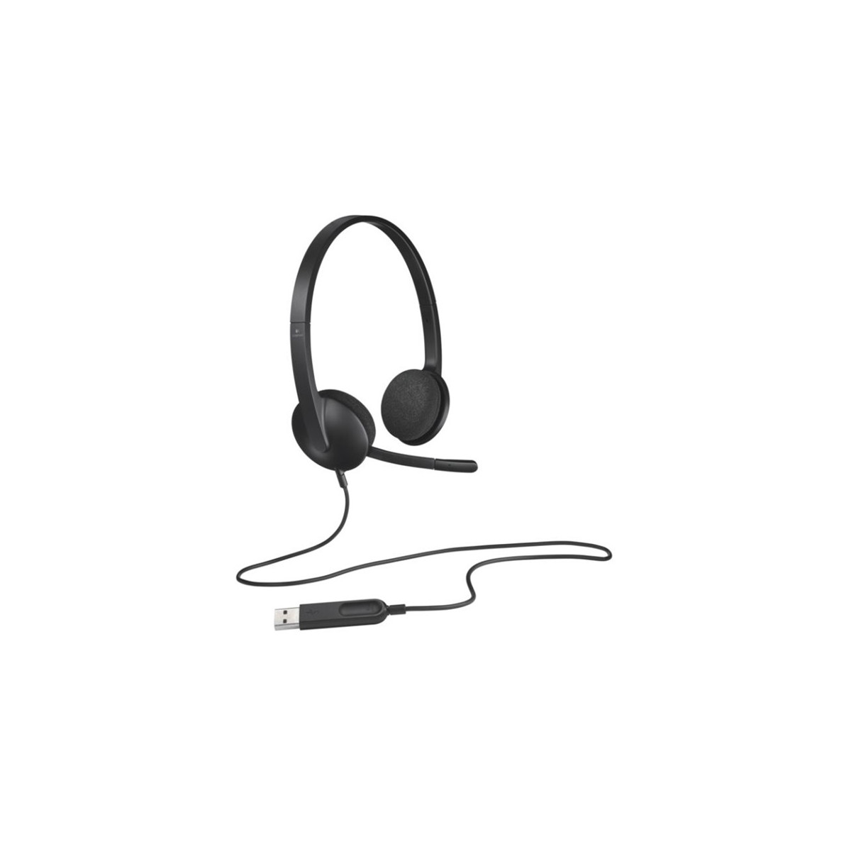 Image of LOGITECH Fejhallgató 2.0 - H340 USB Mikrofonos, Fekete
