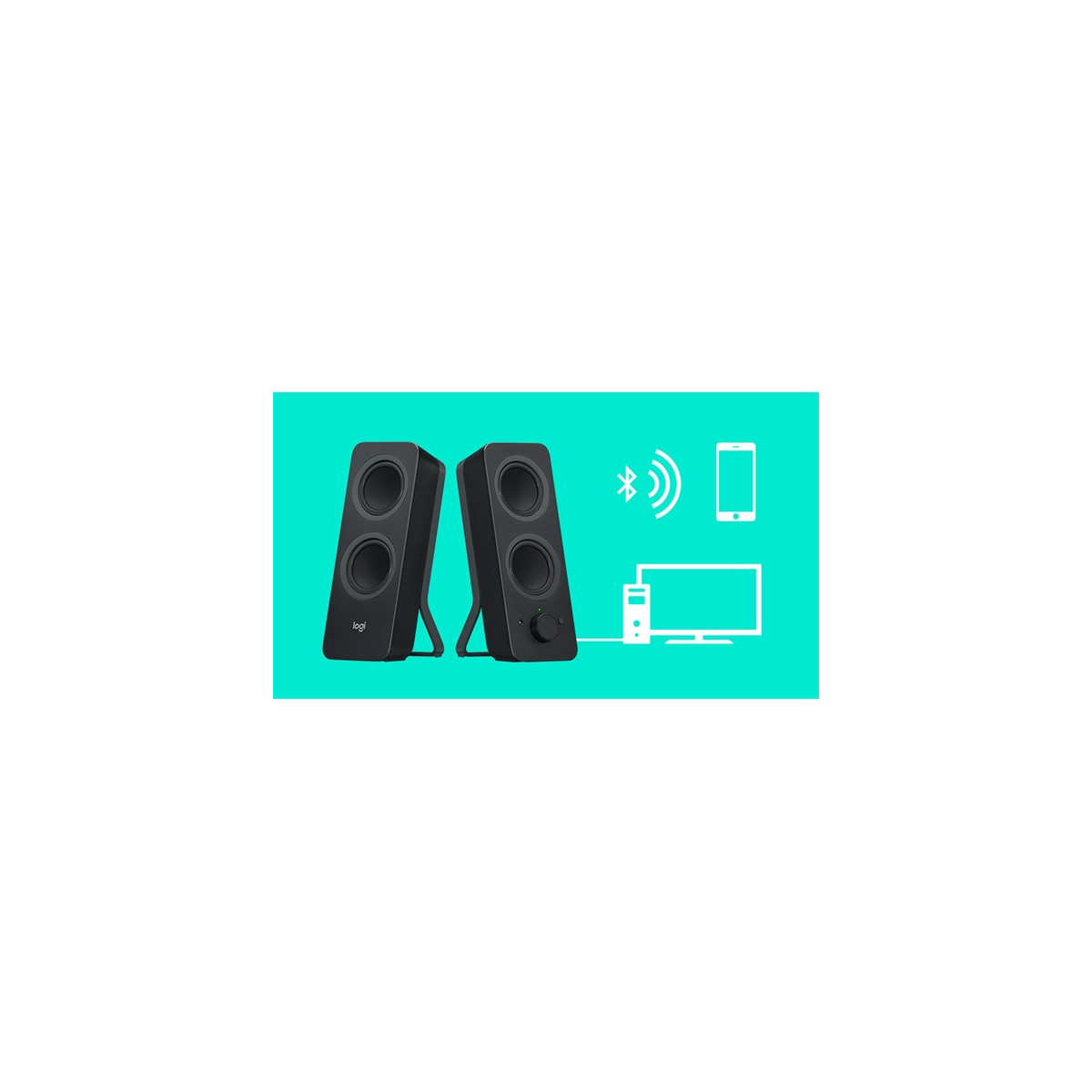 Image of LOGITECH Hangszóró 2.0 - Z207 10W Bluetooth, Fekete