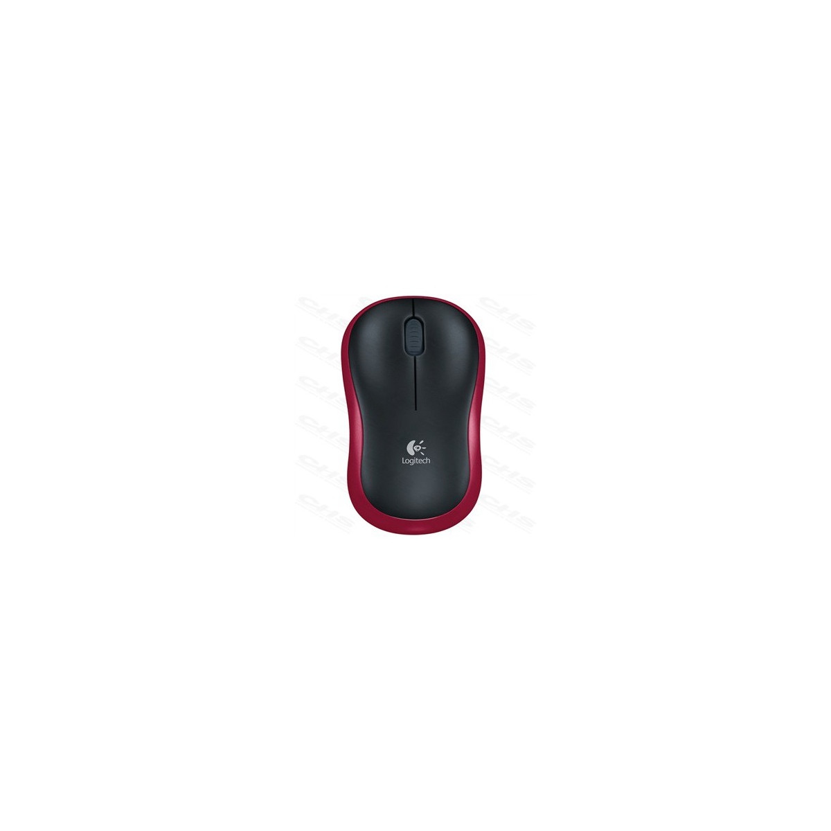 Image of LOGITECH Egér - M185 Vezeték Nélküli Optikai Nano, Piros