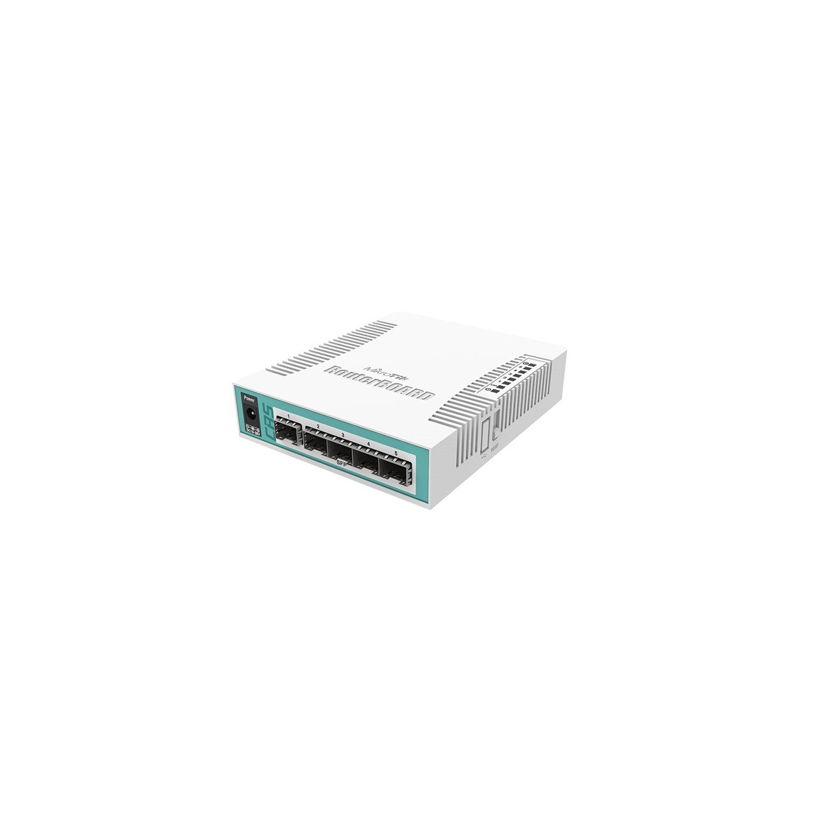 Image of MIKROTIK Cloud Router Switch 1x1000Mbps SFP Combo + 5x1000Mbps SFP, Asztali - CRS106-1C-5S