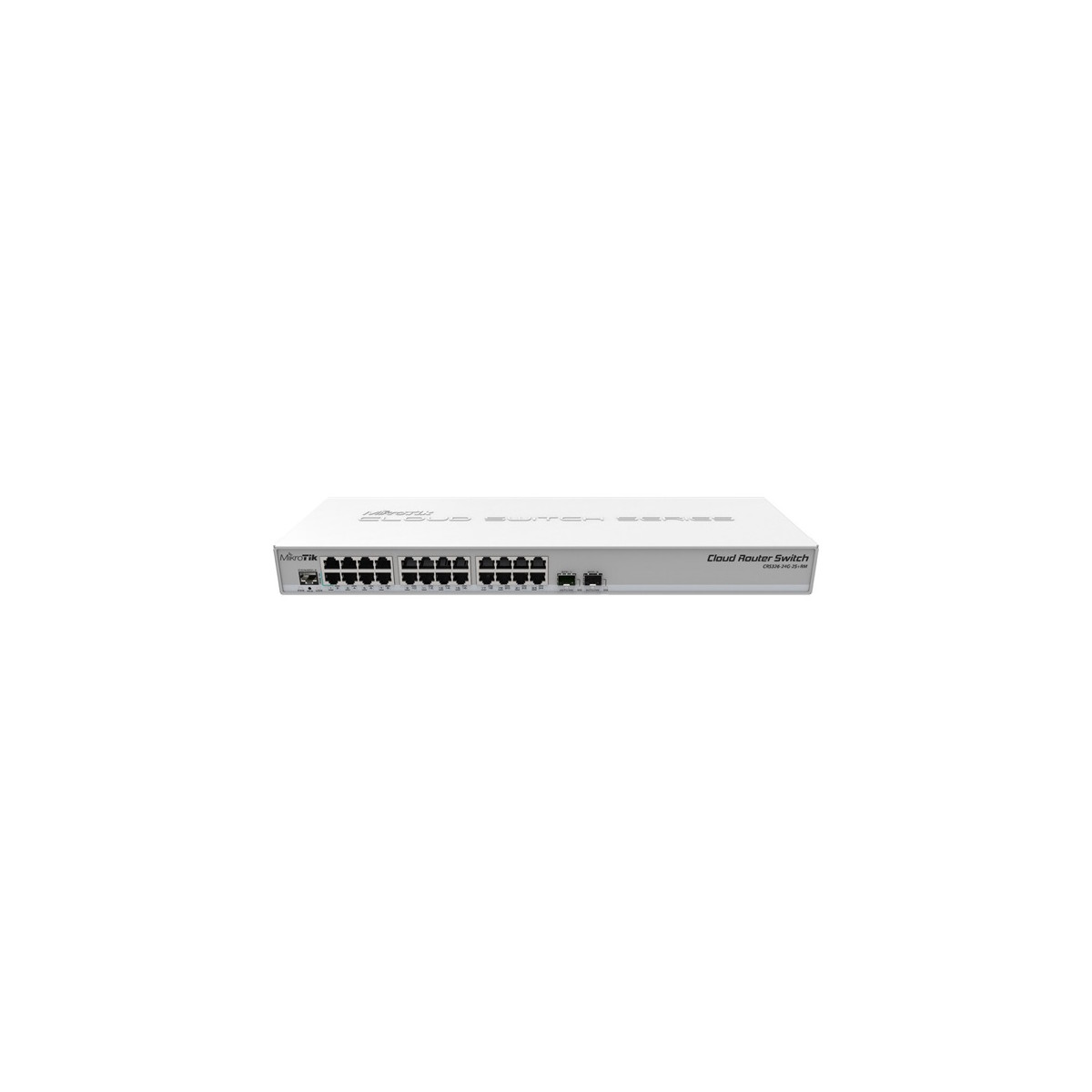 Image of MIKROTIK Cloud Router Switch 24x1000Mbps + 2x10Gbit SFP+, Menedzselhető, Rackes - CRS326-24G-2S+RM