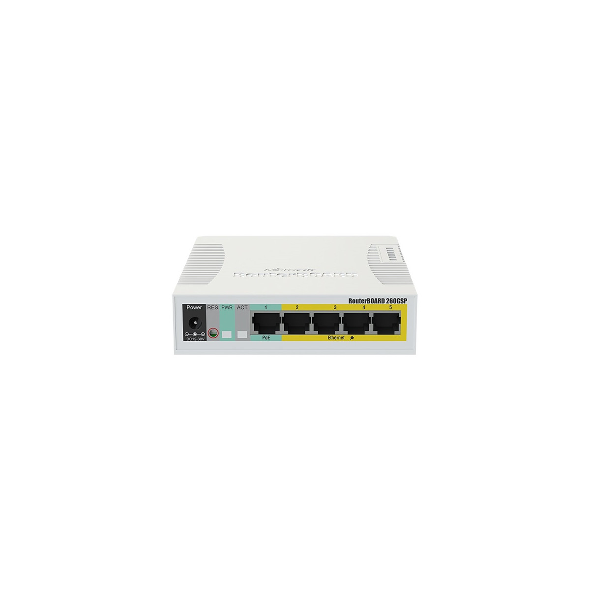 Image of MIKROTIK Cloud Smart Switch 5x1000Mbps (POE Out) + 1x1000Mbps SFP, Menedzselhető, Asztali - CSS106-1G-4P-1S