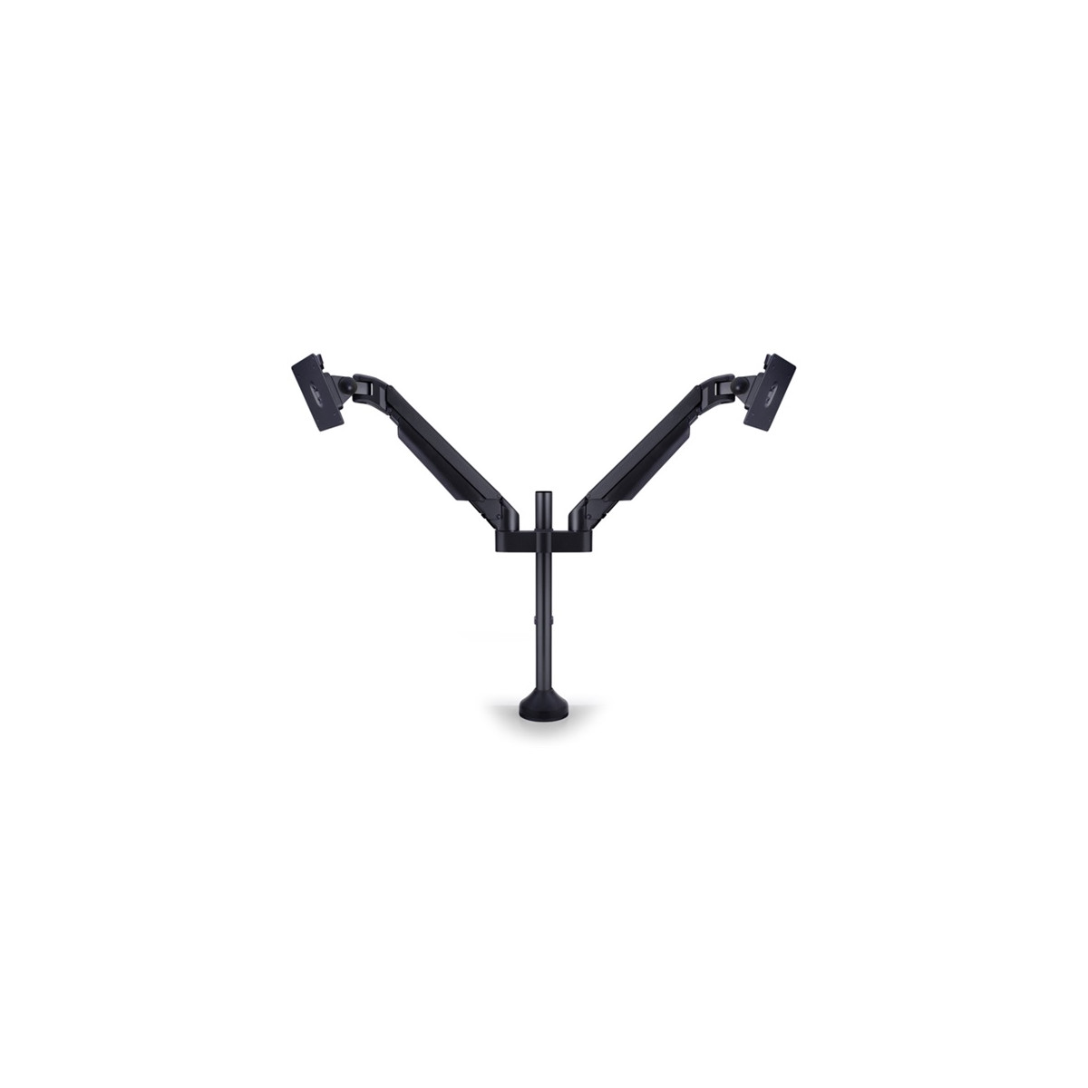 Image of MULTIBRACKETS 2 karos asztali konzol, M VESA Gas Lift Arm Dual Black (15-32", max.VESA: 100x100 mm, 10 kg)