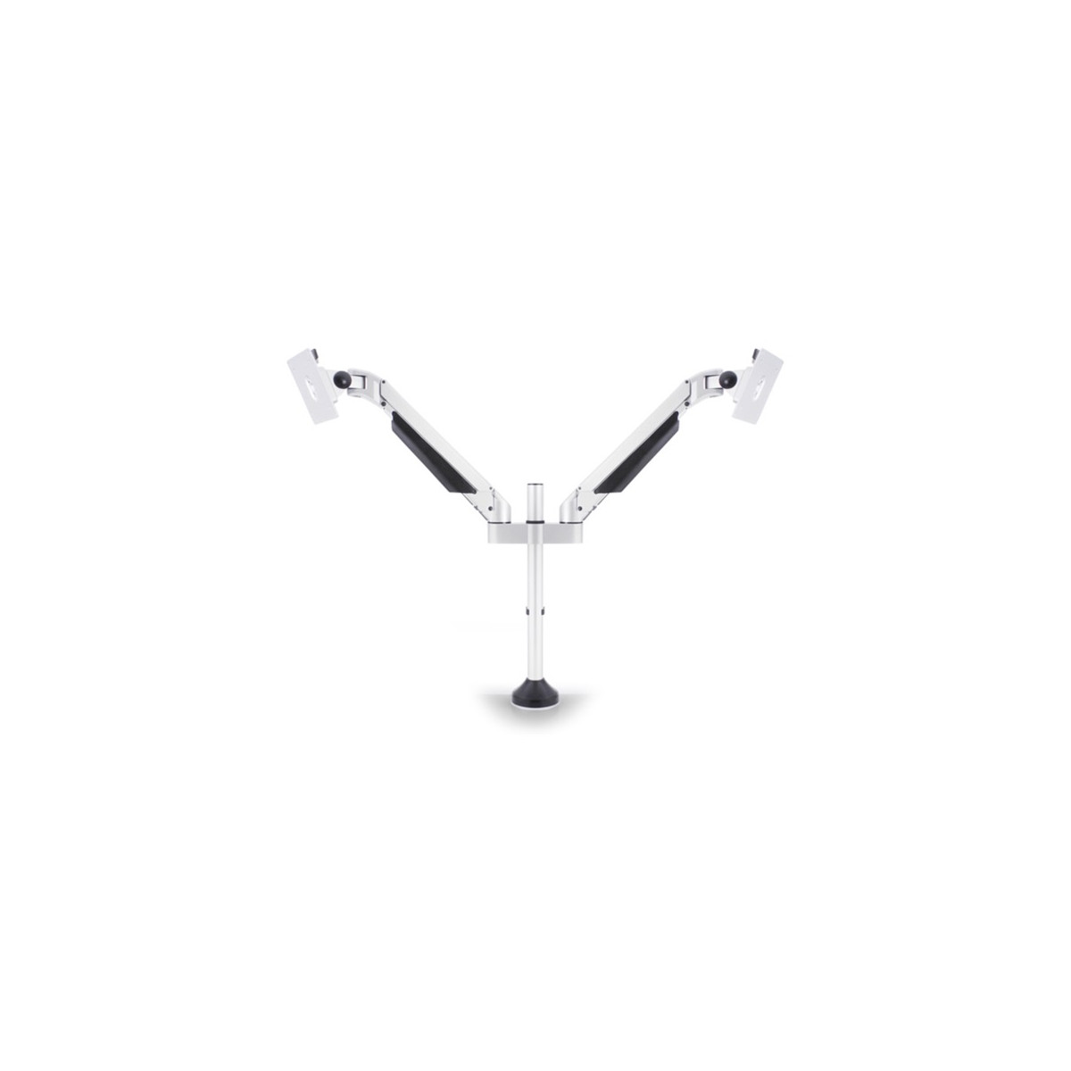 Image of MULTIBRACKETS 2 karos asztali konzol, M VESA Gas Lift Arm Dual White (15-32", max.VESA: 100x100 mm, 10 kg)