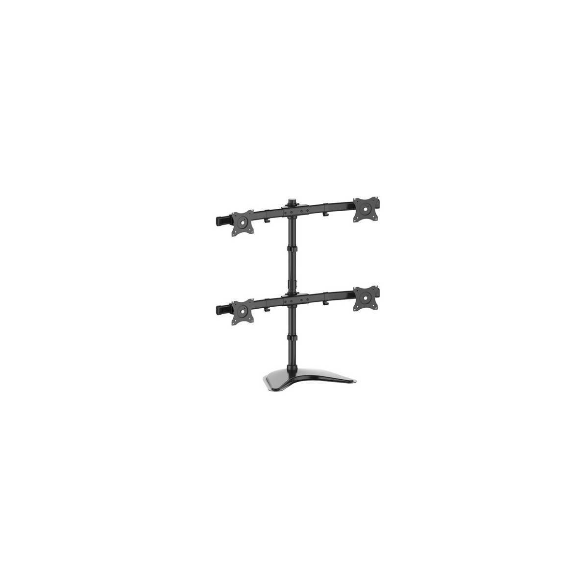 Image of Multibrackets asztali rögzítő Deskstand Basic Quad dönthető, forgatható konzol, 15" - 27", fekete