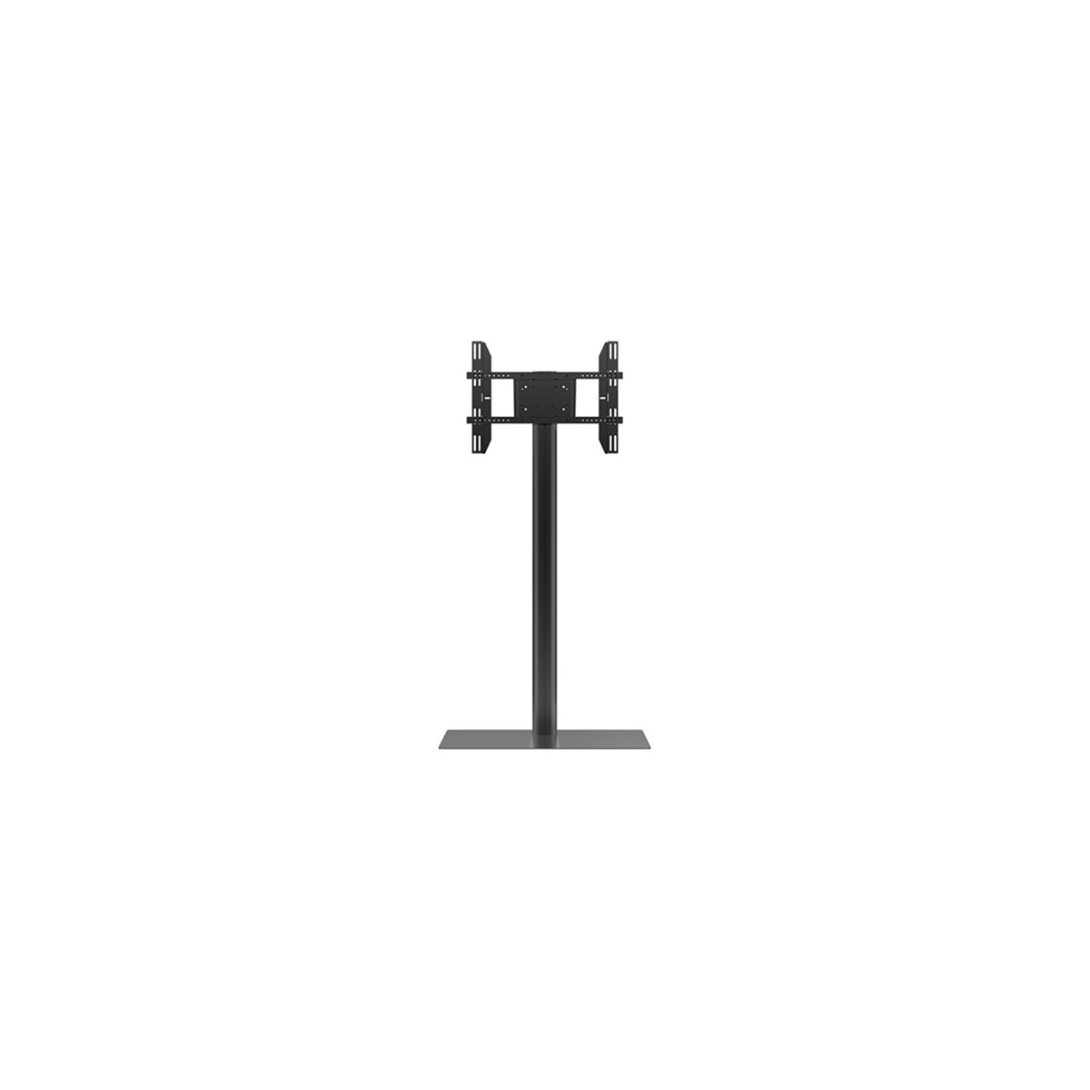 Image of MULTIBRACKETS Padlóállvány, M Display Stand 180 Single Black w. Floorbase (24-65", max.VESA: 700x400 mm, 50 kg)