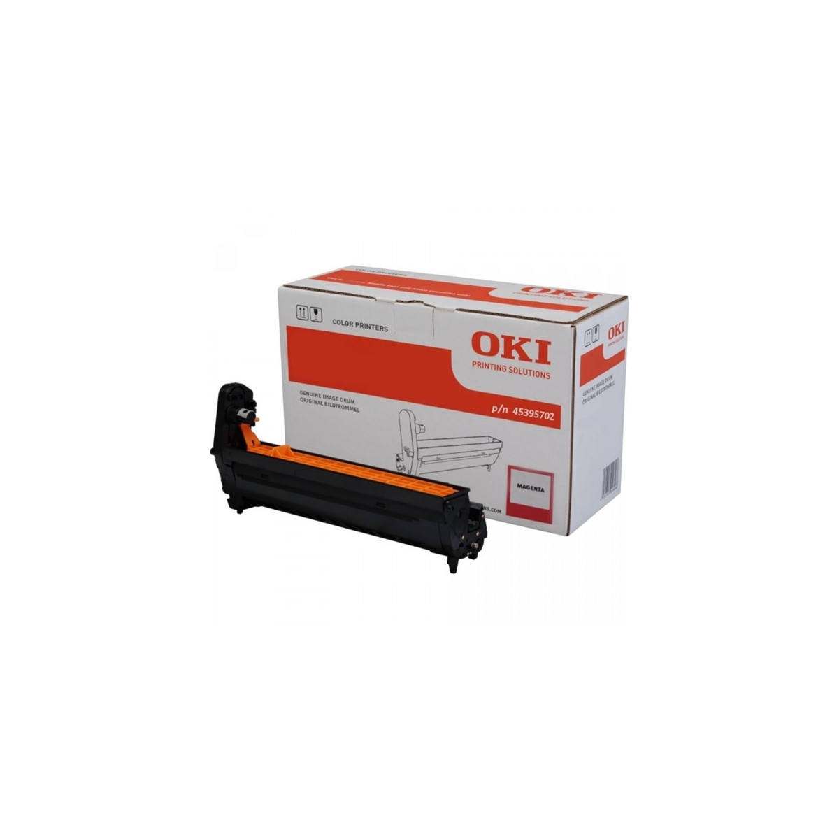 Image of OKI Drum MC760/770/780, 30000/oldal, piros