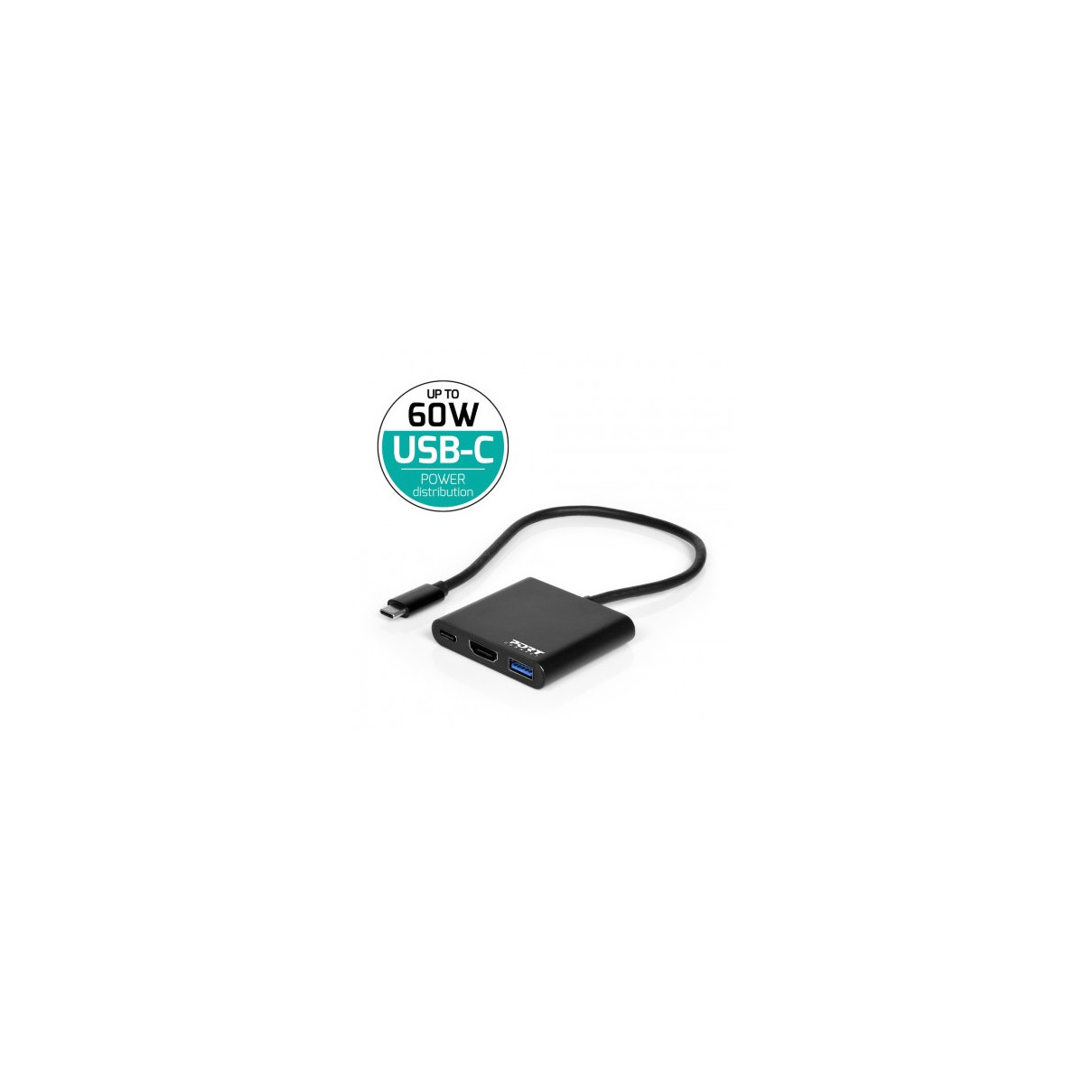 Image of PORT DESIGNS dokkoló, USB-C MINI DOCKING STATION WITH HDMI