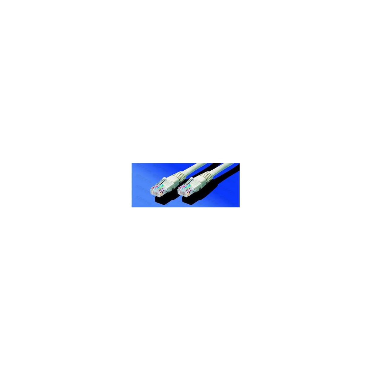 Image of ROLINE Patch kábel, UTP, CAT5e, 1m, szürke