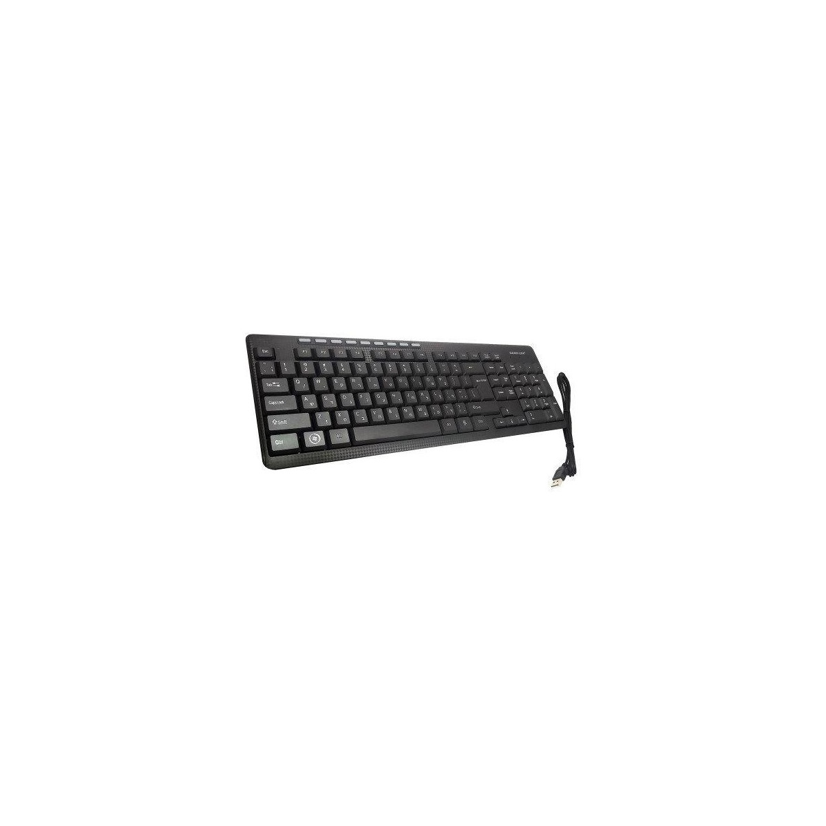 Image of SILVERLINE MM-KB818 Vezetékes Billentyűzet Multimedia HU Fekete