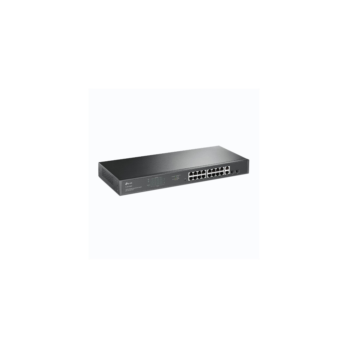 Image of TP-LINK Switch 18x1000Mbps (16xPOE+) + 2xGigabit SFP, TL-SG1218MP