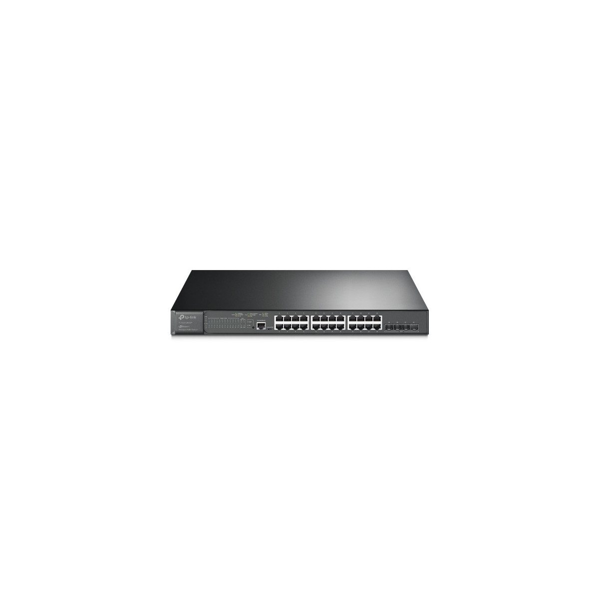 Image of TP-LINK Switch 24x1000Mbps (24xPOE+) + 4x10G SFP+ + 2xkonzol port, Menedzselhető, SG3428XMP