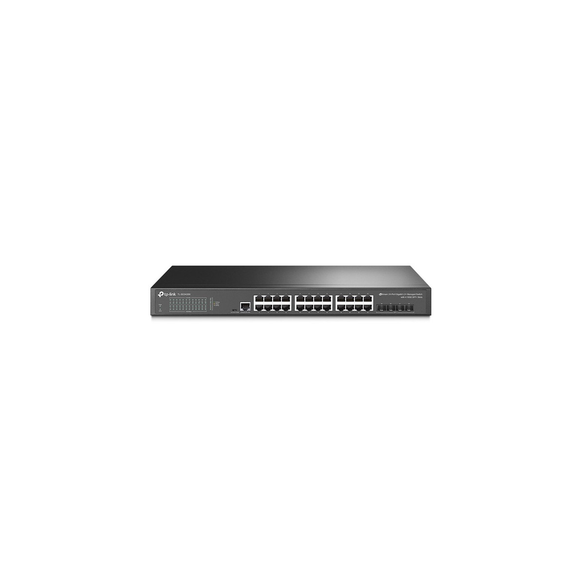 Image of TP-LINK Switch 24x1000Mbps + 4x10G SFP+ + 2xkonzol port, Menedzselhető, SG3428X