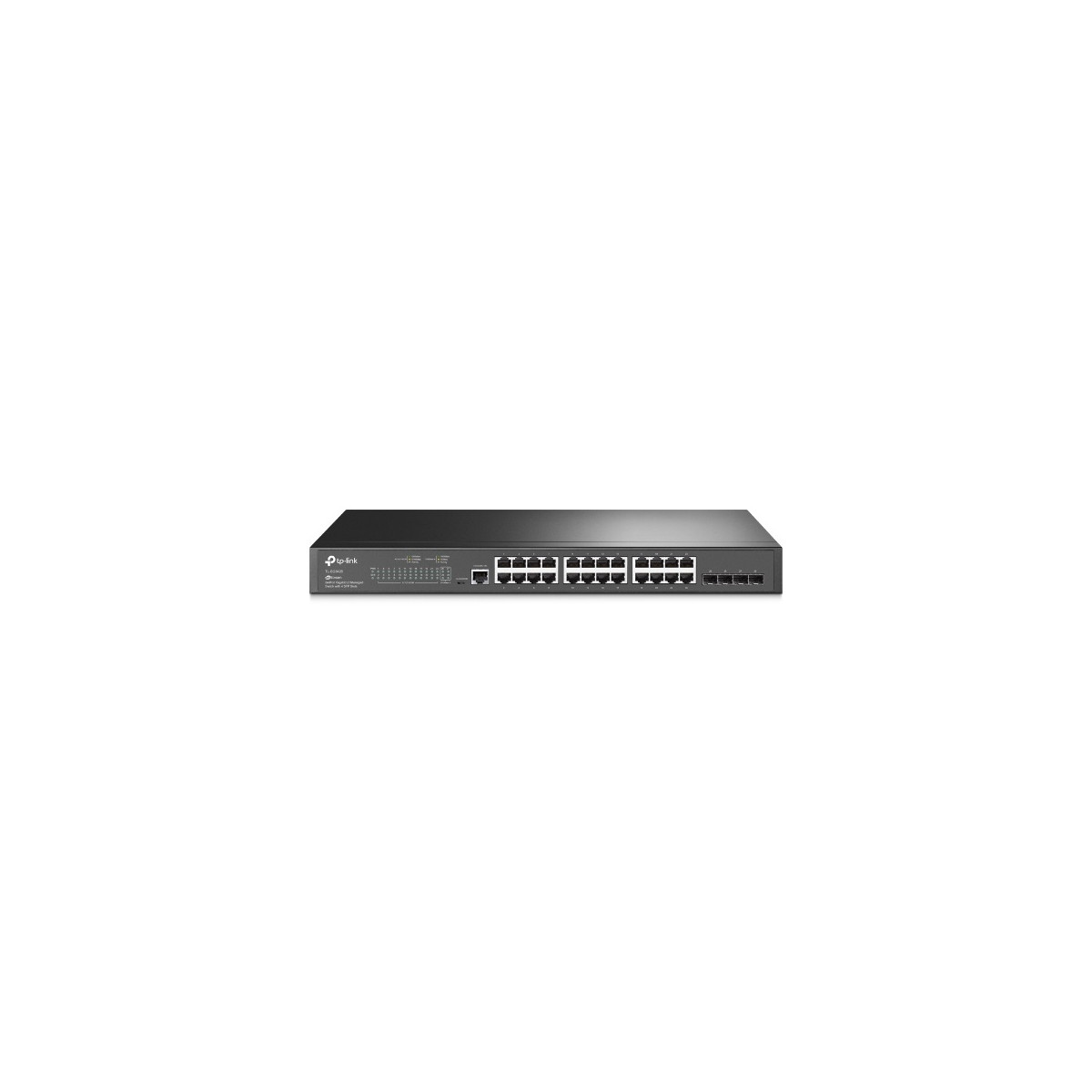 Image of TP-LINK Switch 24x1000Mbps + 4xGigabit SFP + 2xkonzol port, Menedzselhető, SG3428