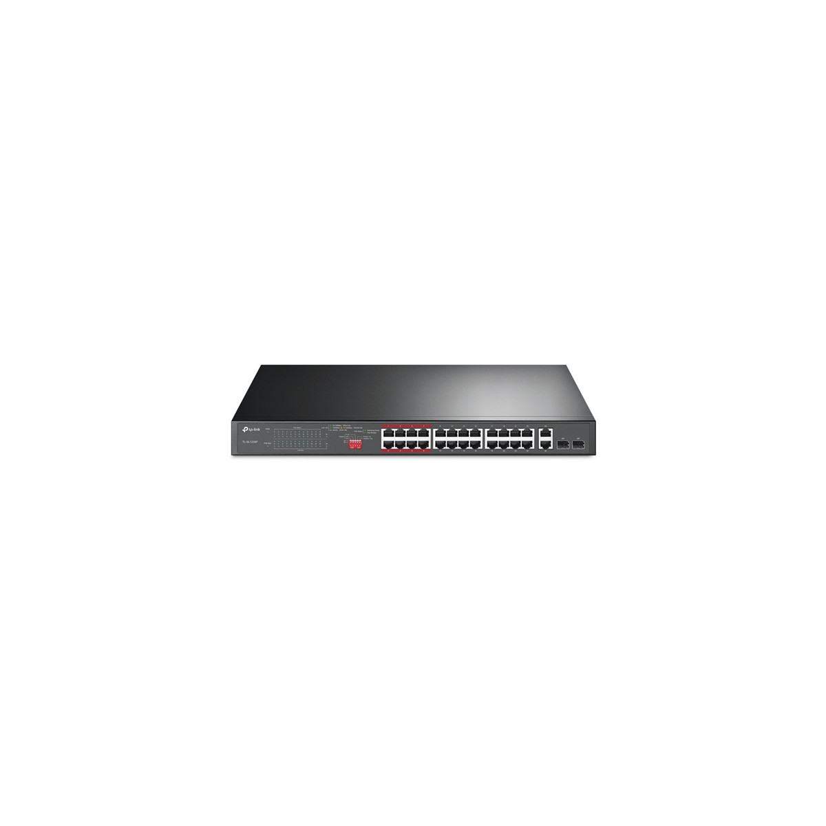 Image of TP-LINK Switch 24x100Mbps (24xPOE+) + 2x1000Mbps + 2xGigabit kombó SFP, TL-SL1226P