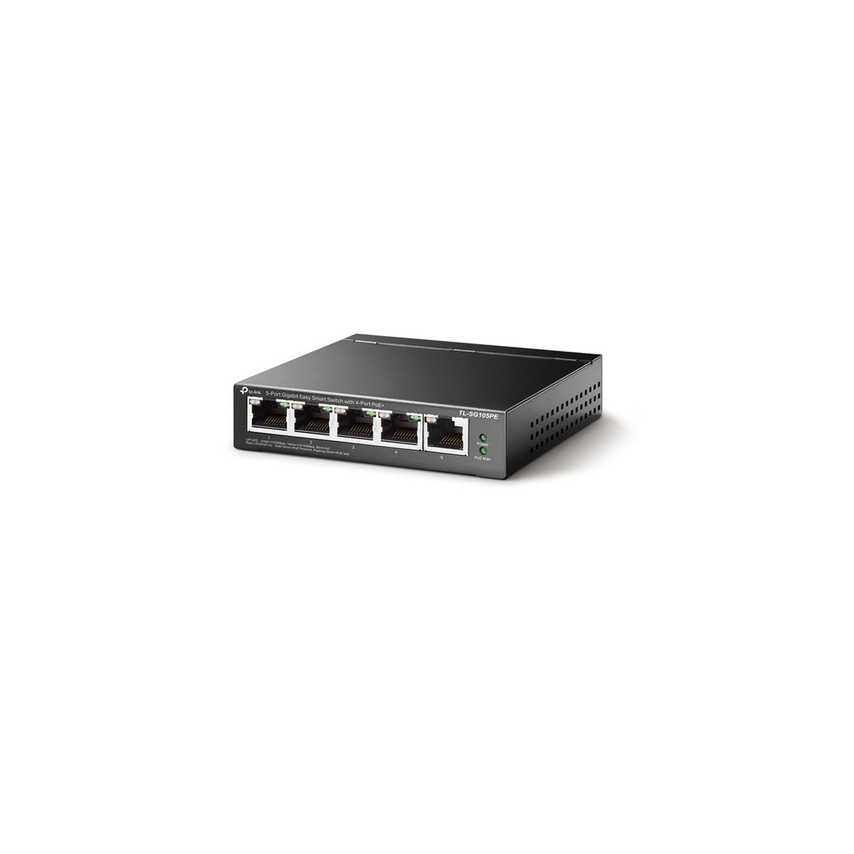 Image of TP-LINK Switch 5x1000Mbps (4xPOE+), TL-SG105PE