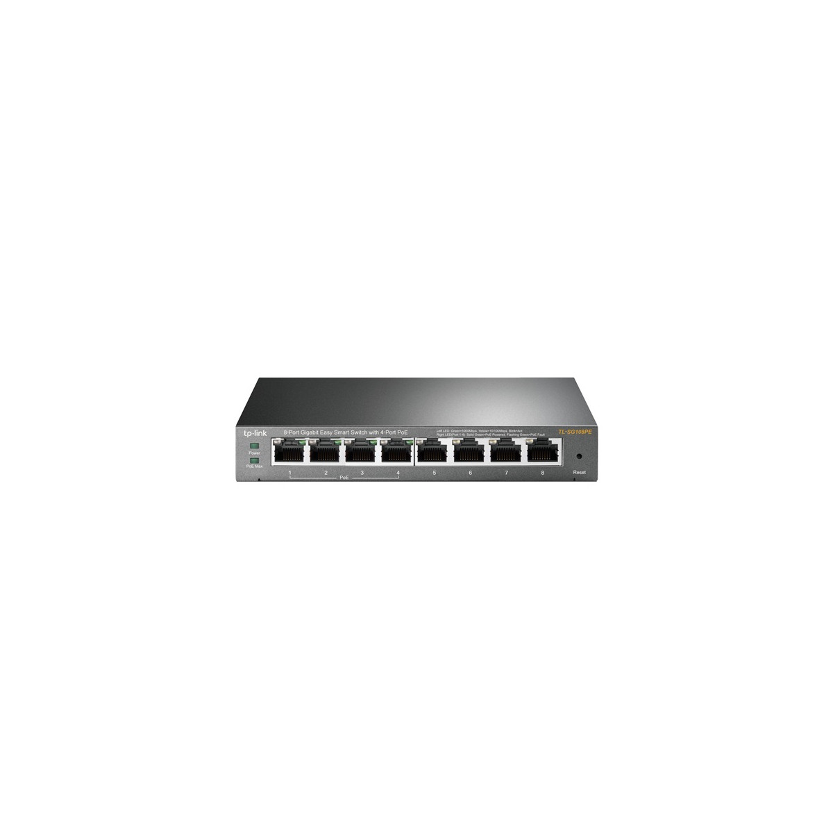 Image of TP-LINK Switch 8x1000Mbps (4xPOE), Easy Smart, TL-SG108PE