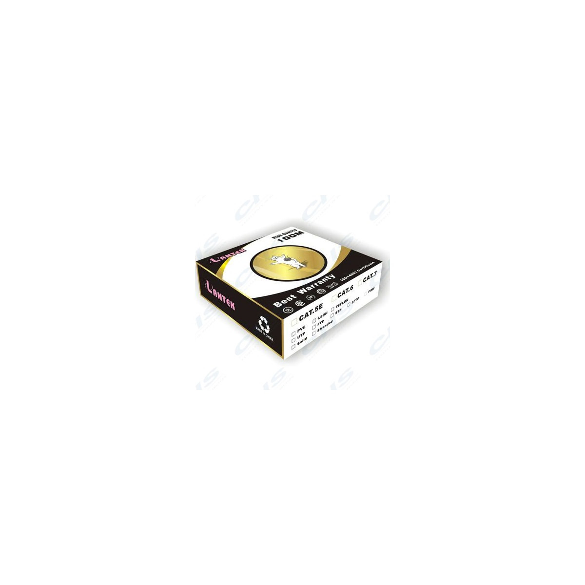 Image of WIRETEK kábel FTP Fali dobozos CAT.5E 100m 32AWG