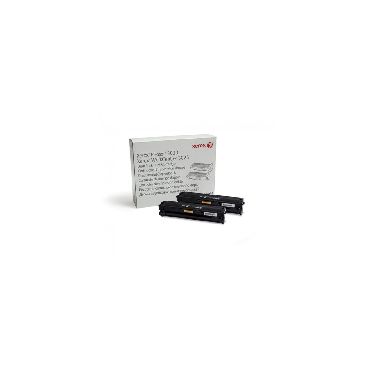 Image of XEROX Phaser® 3020 / WorkCentre® 3025 Dual Pack 1.5K Print Cartridge
