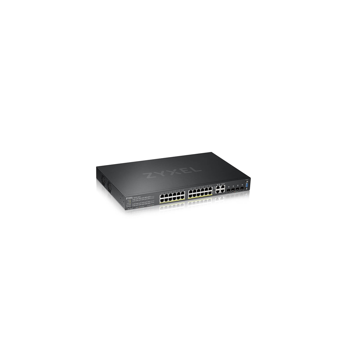 Image of ZYXEL Switch 24x1000Mbps (24xPOE) + 4xGigabit kombó SFP, Menedzselhető Rackes, GS2220-28HP-EU0101F