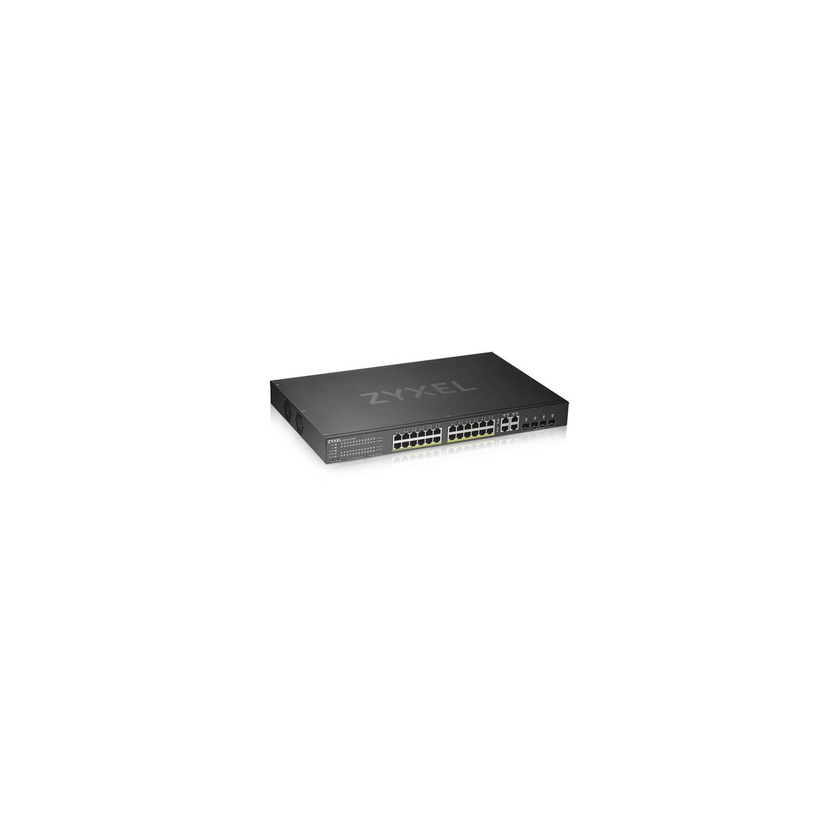 Image of ZYXEL Switch 24x1000Mbps (24xPOE) +4xGigabit kombó SFP+, Fémházas Menedzselhető, (24xGbE POE port), GS1920-24HPV2-EU0101