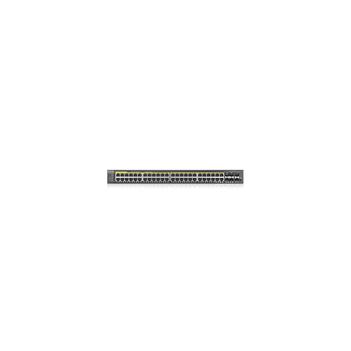 Image of ZYXEL Switch 44x1000Mbps (44xPOE) + 4xGigabit kombó SFP + 2xGigabit SFP, Menedzselhető Rackes, GS2220-50HP-EU0101F