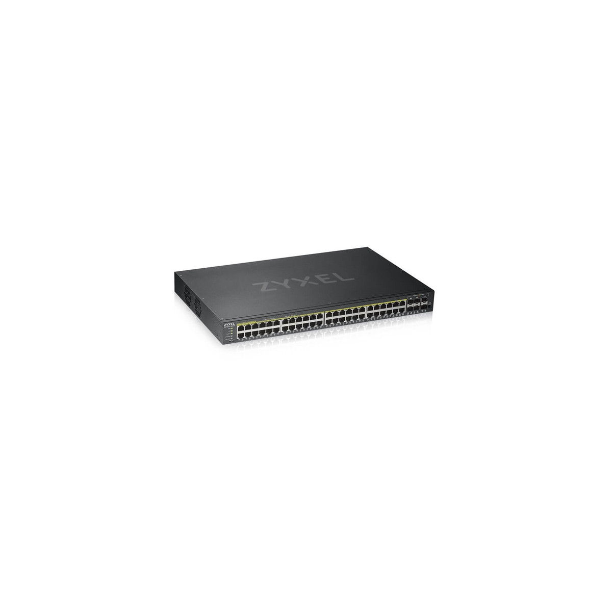 Image of ZYXEL Switch 44x1000Mbps (44xPOE) + 4xGigabit kombó SFP+ 2xGigabit SFP, Fémházas Menedzselhető (48GbE POE port), GS1920-