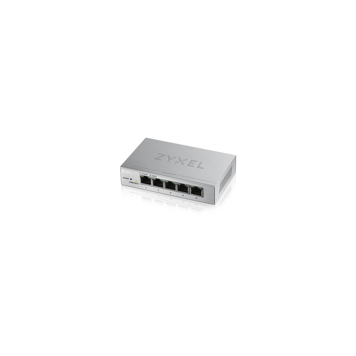 Image of ZYXEL Switch 5x1000Mbps Fémházas Asztali, Web menedzselés, GS1200-5-EU0101F