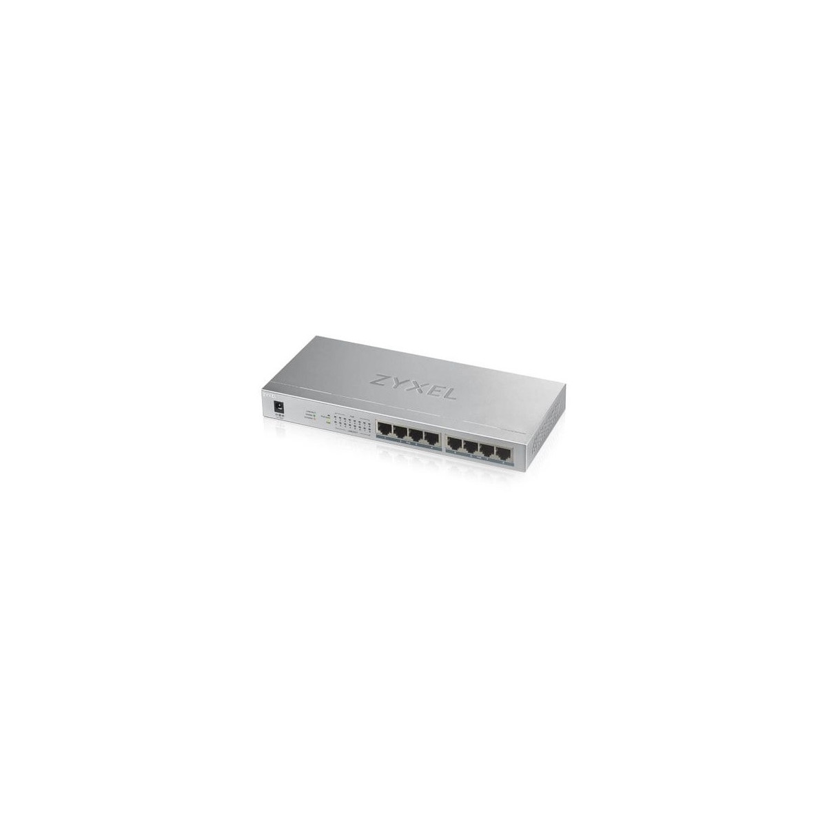 Image of ZYXEL Switch 8x1000Mbps (8xPOE+) Fémházas Asztali, GS1008HP-EU0101F