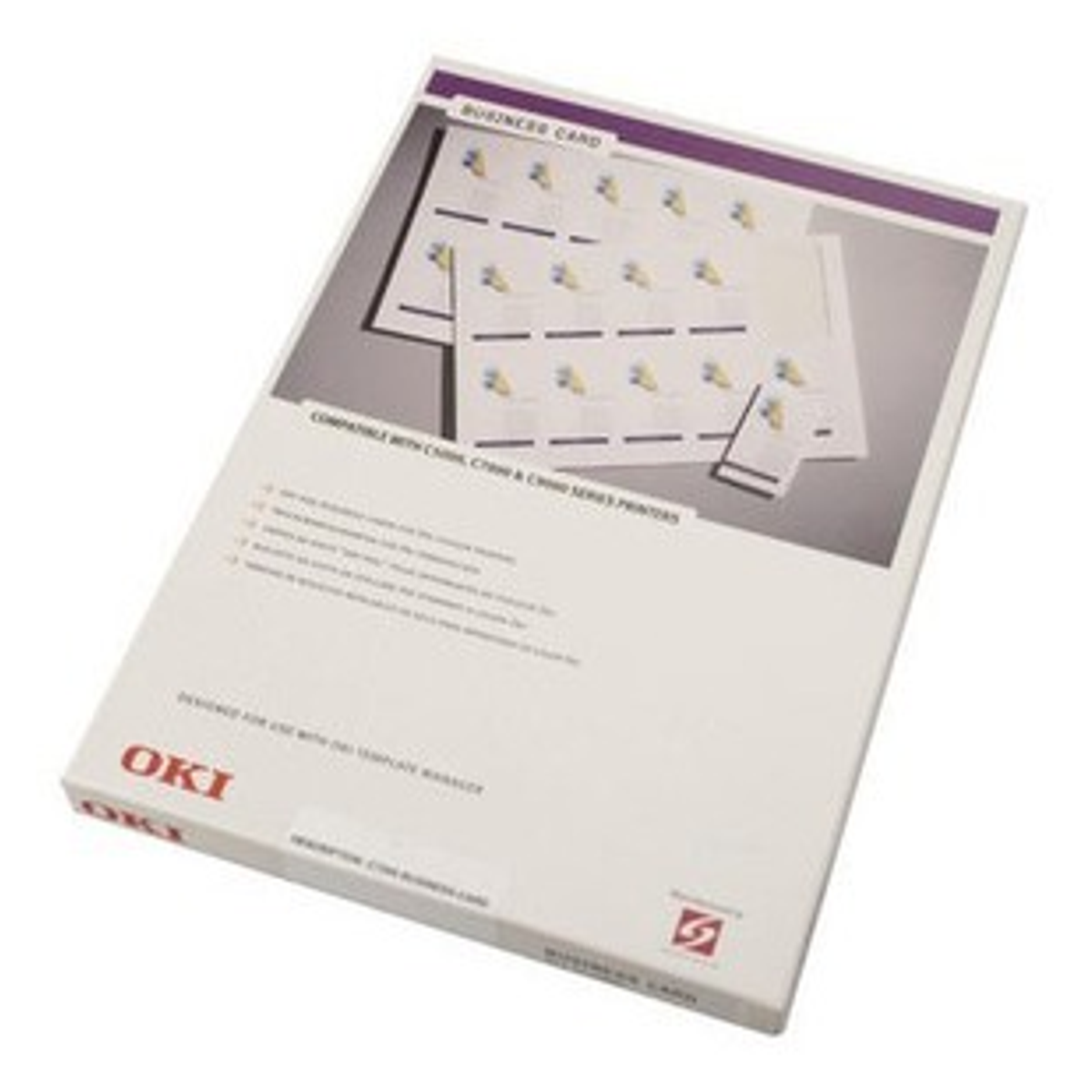 Image of OKI BUSINESS CARD (NÉVKÁRTYA) 10db/ív 50ív A4