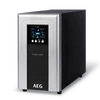 Kép 1/2 - AEG szünetmentes tápegység, PROTECT C 3000, 3000VA (2700W), 4x IEC320 C13, online kettős konverziós UPS, AVR, LCD