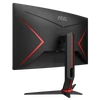 Kép 4/10 - AOC Ívelt Gaming 144Hz VA monitor 27" CQ27G2U/BK, 2560x1440, 16:9, 250cd/m2, 1ms, 2xHDMI/DisplayPort/4xUSB, hangszóró